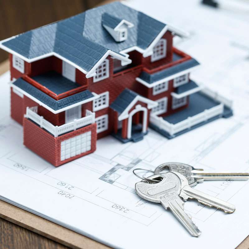 villa house model key drawing retro desktop real estate sale concept003 - Barducci Law Firm